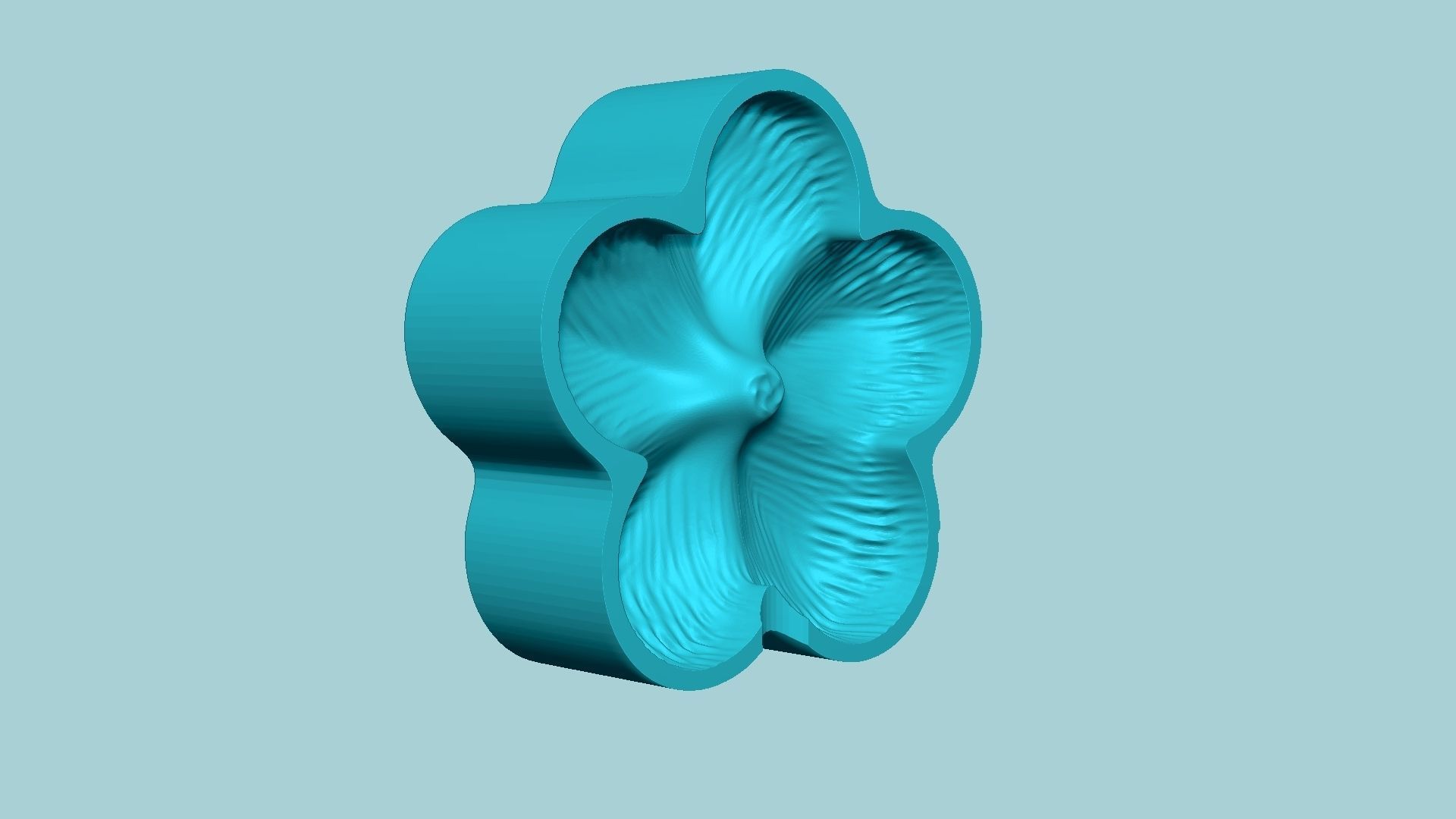 Plum Blossom Flower 02 - Moulding Artificial Craft 3D print model_5