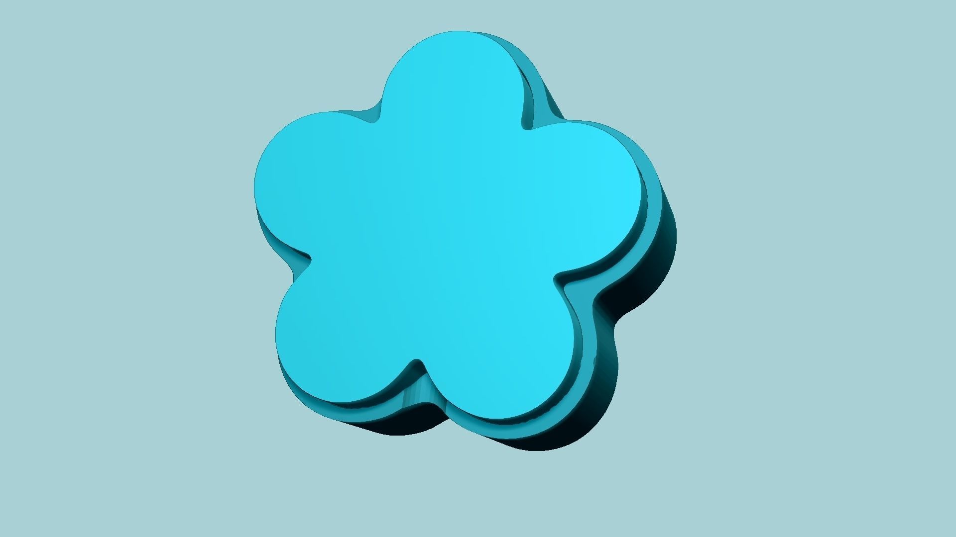 Plum Blossom Flower 02 - Moulding Artificial Craft 3D print model_3