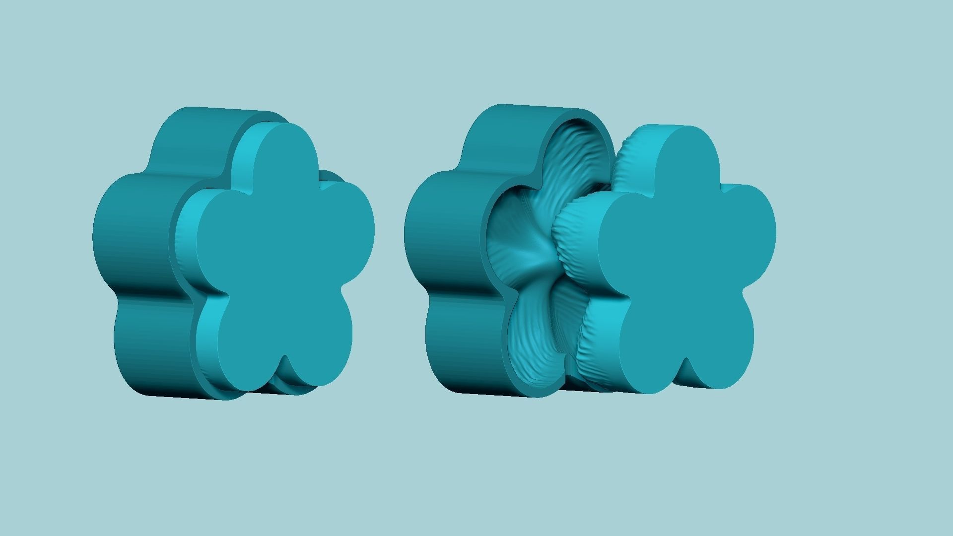 Plum Blossom Flower 02 - Moulding Artificial Craft 3D print model_6