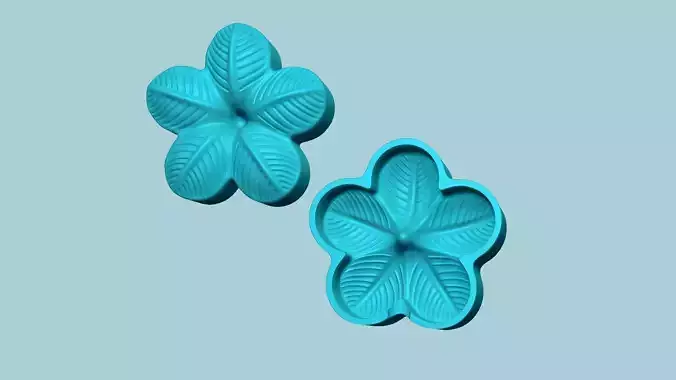 Plum Blossom Flower 01 - Moulding Artificial Craft 3D print model