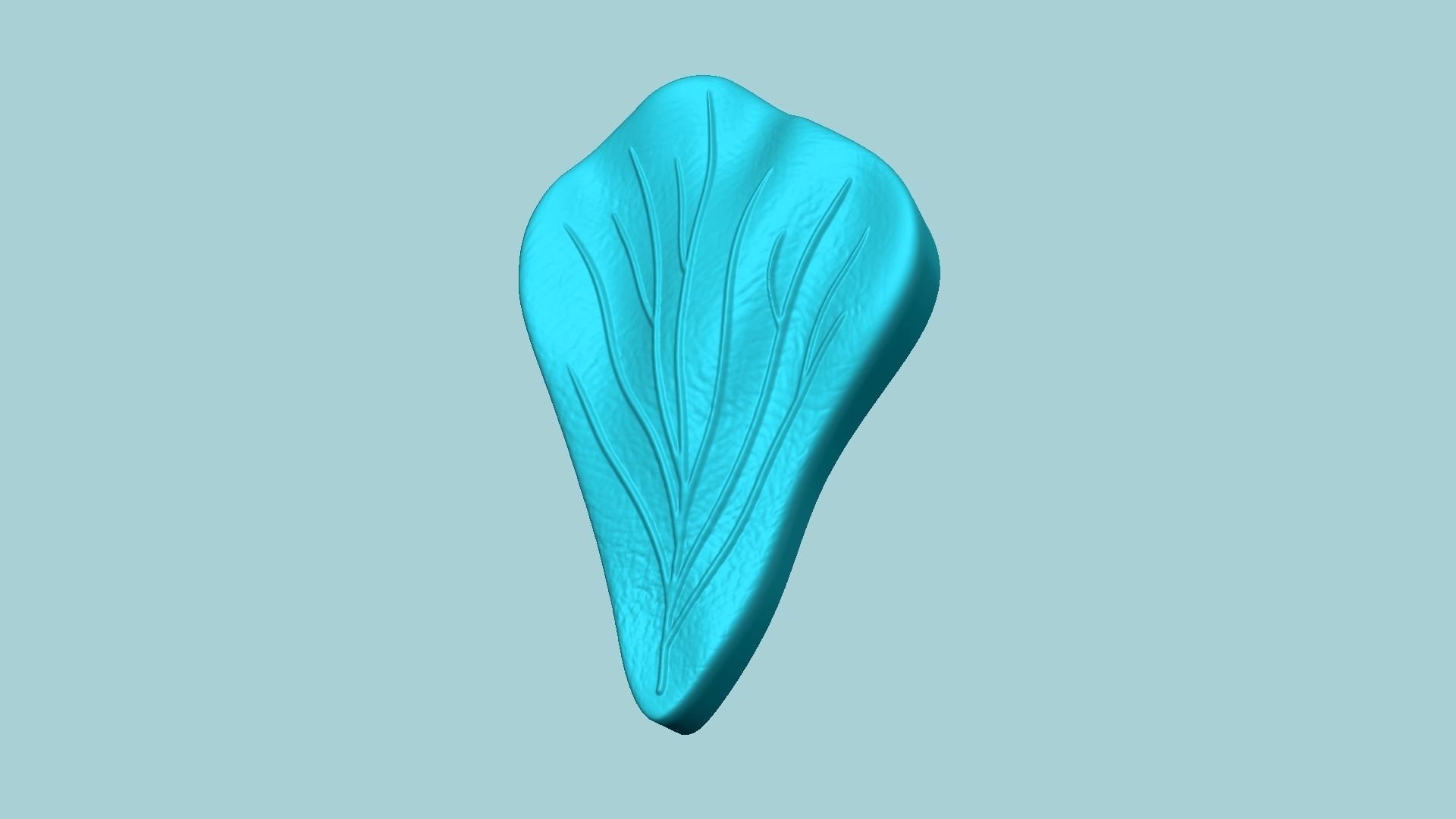 Hibiscus Flower Petal 03 - Moulding Artificial Craft 3D print model_1