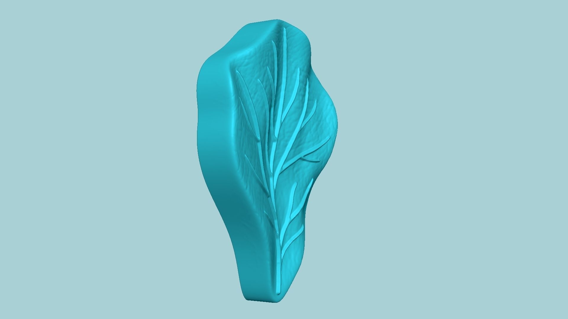 Hibiscus Flower Petal 02 - Moulding Artificial Craft 3D print model_4