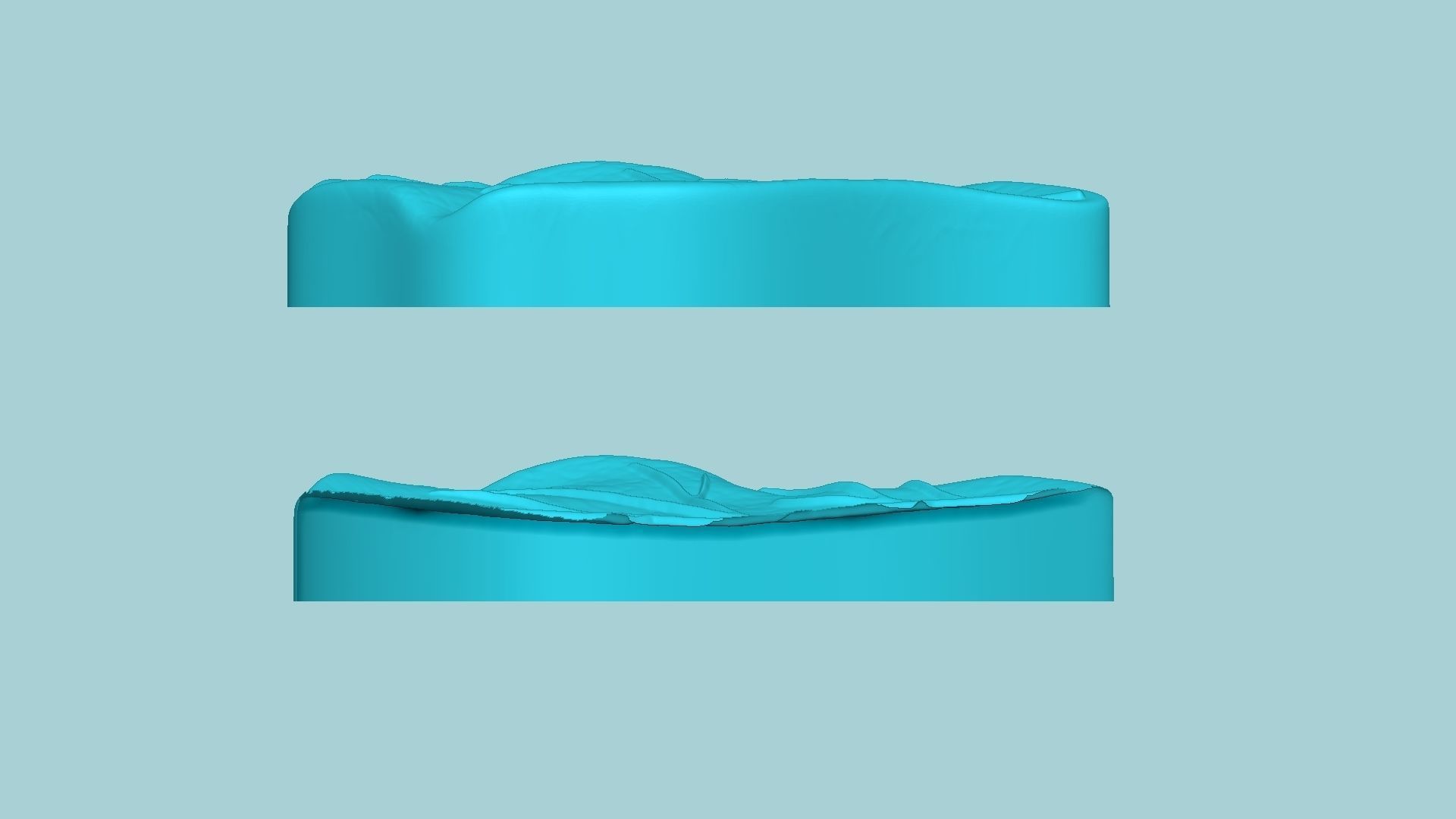 Hibiscus Flower Petal 02 - Moulding Artificial Craft 3D print model_8