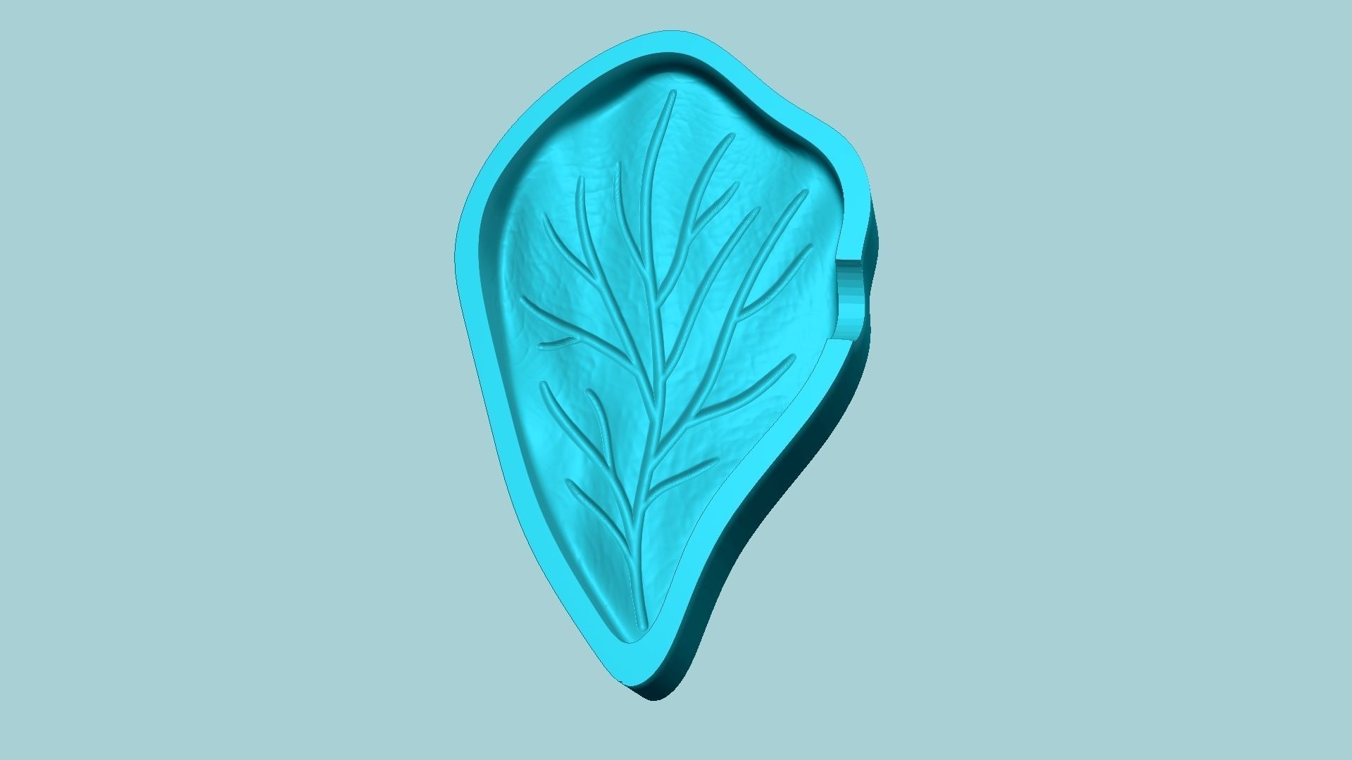 Hibiscus Flower Petal 02 - Moulding Artificial Craft 3D print model_2