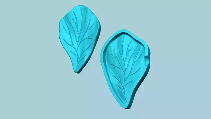 Hibiscus Flower Petal 02 - Moulding Artificial Craft 3D print model