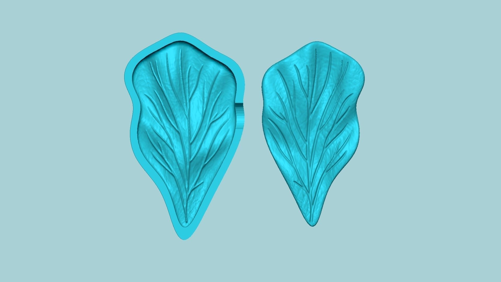 Hibiscus Flower Petal 01 - Moulding Artificial Craft 3D print model_7