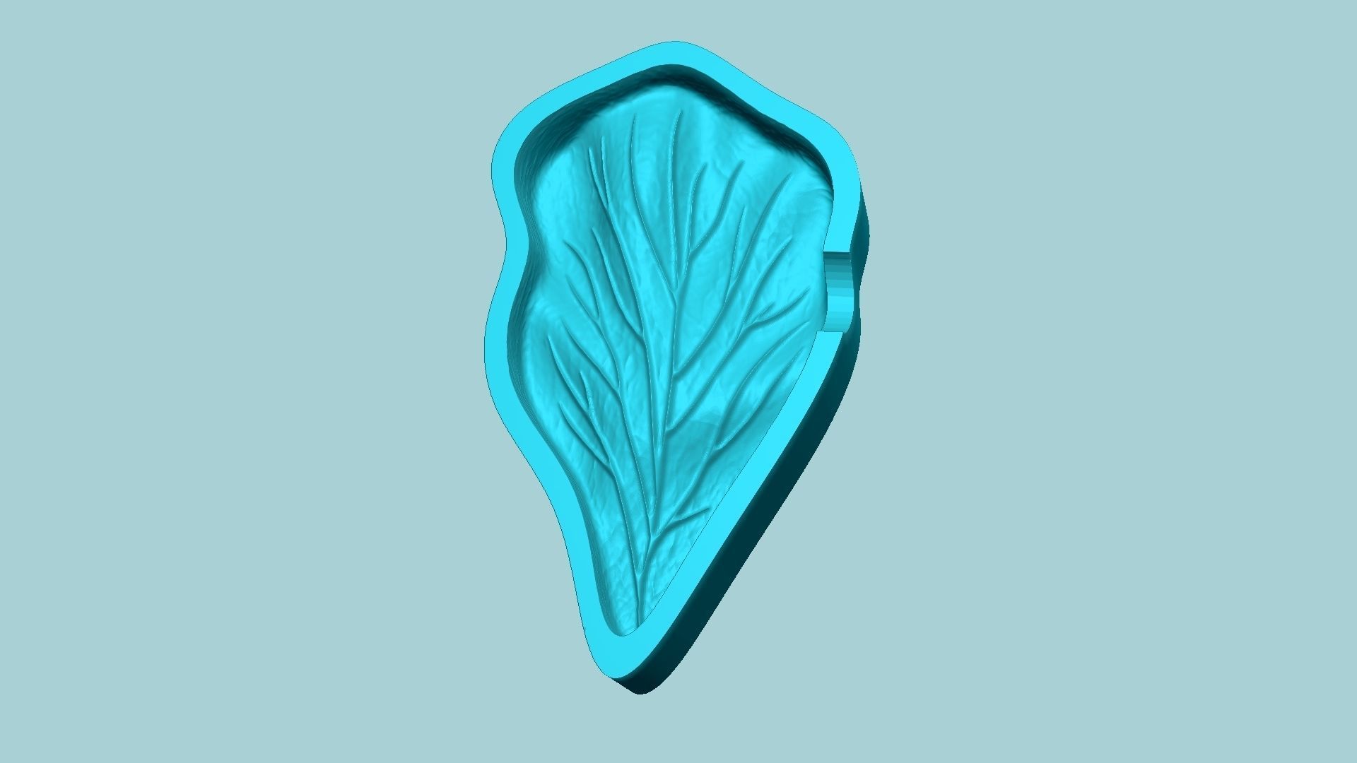 Hibiscus Flower Petal 01 - Moulding Artificial Craft 3D print model_2