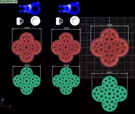 van cleef diamond earring 3dm 