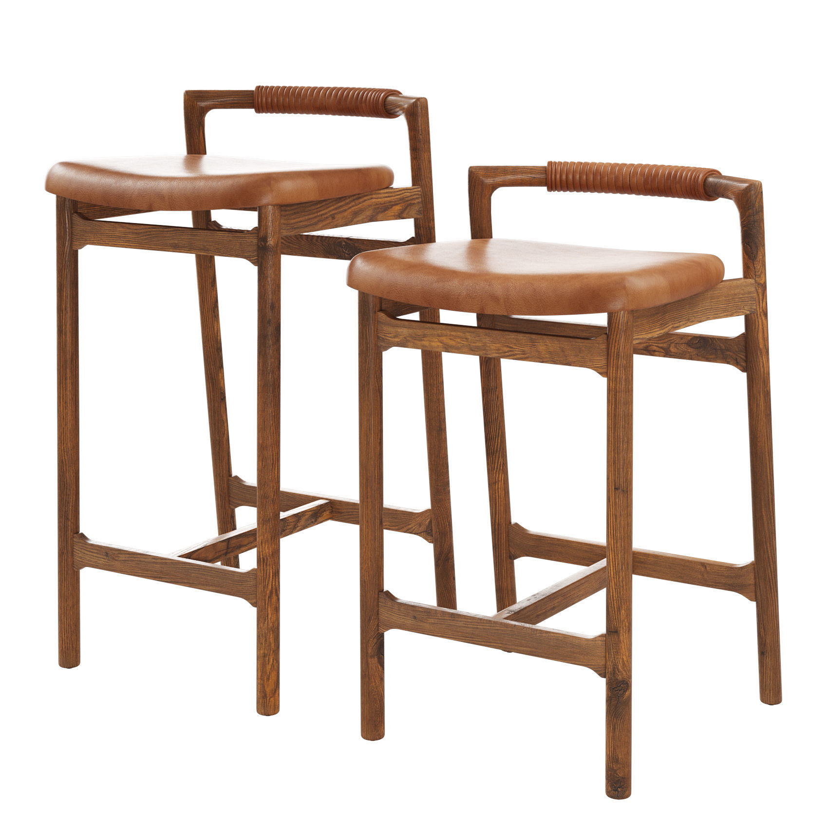 Caton Stool and Bar stool 3D model_2