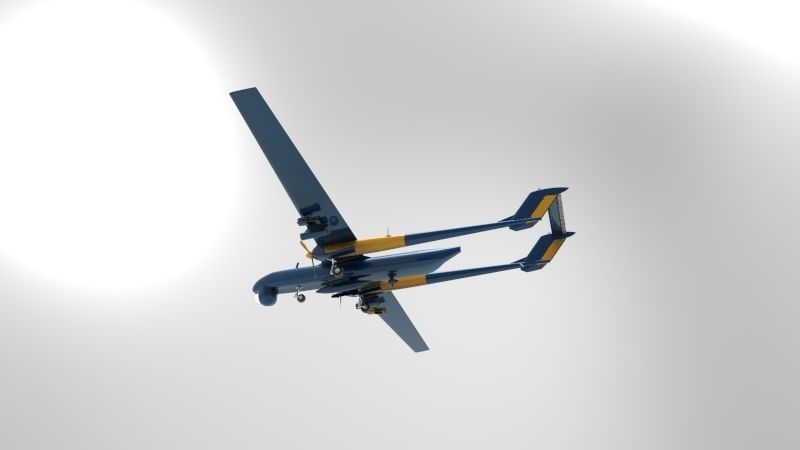 ANKA 2 UAV 3D model_4
