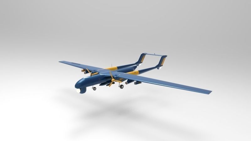 ANKA 2 UAV 3D model_1