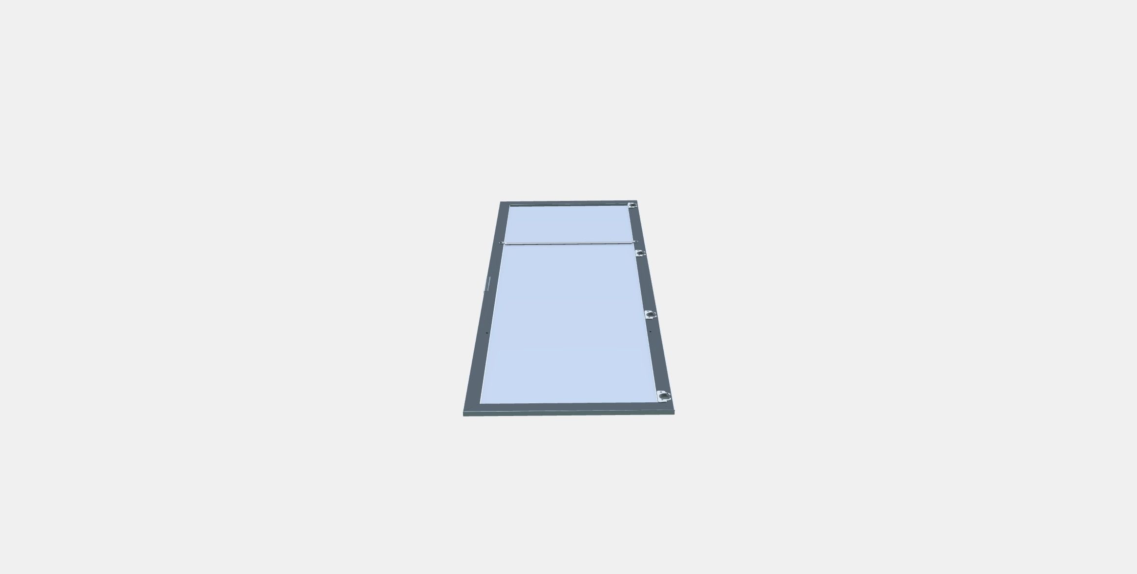 STRAUMEN Mirror door Low-poly 3D model_7
