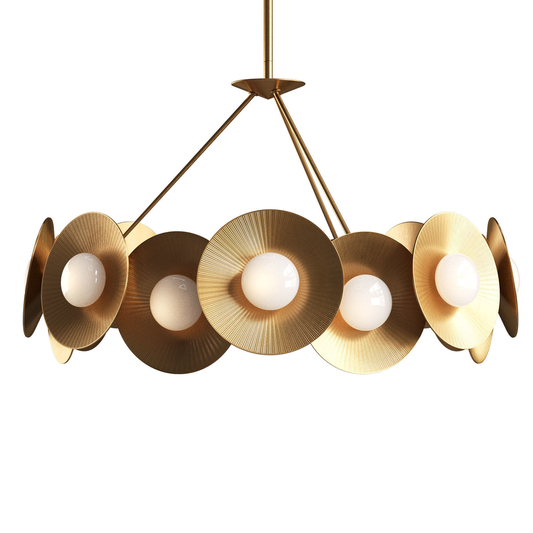 Flatbush 16-Light Chandelier 3D model_2