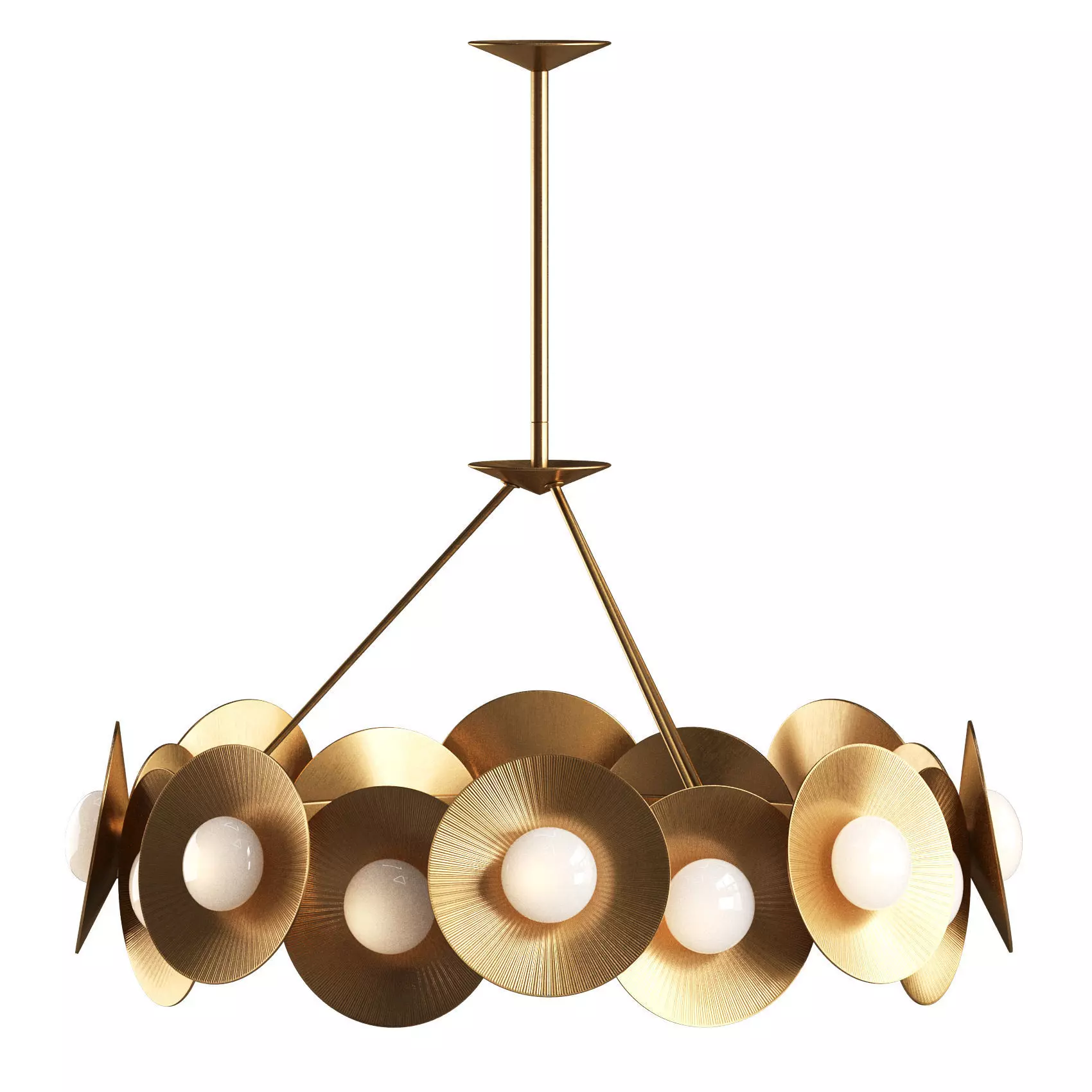 Flatbush 16-Light Chandelier 3D model_0