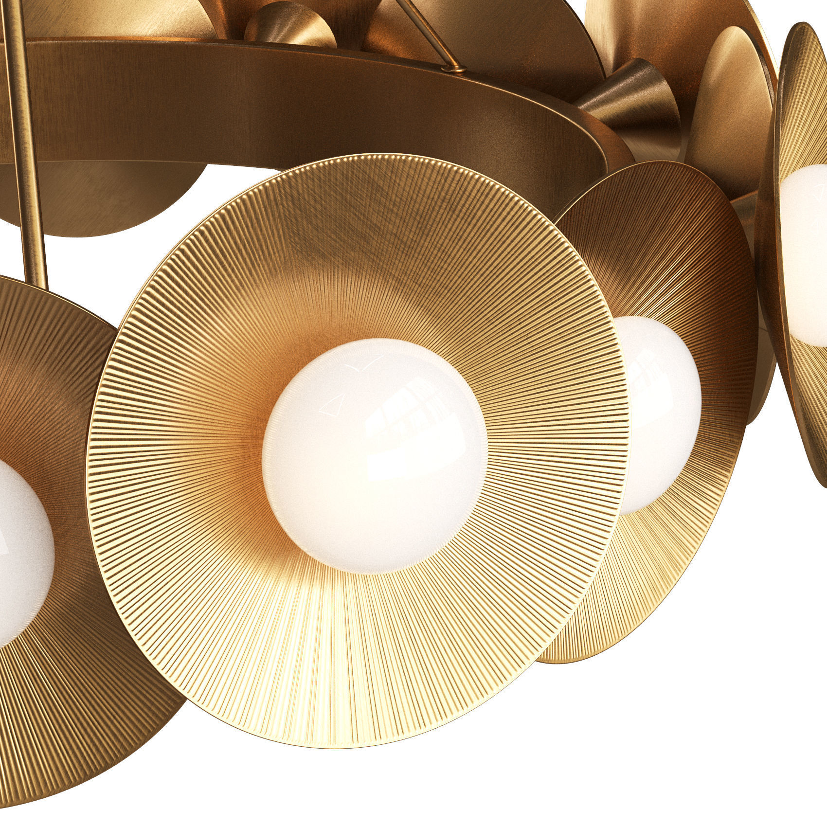Flatbush 16-Light Chandelier 3D model_1