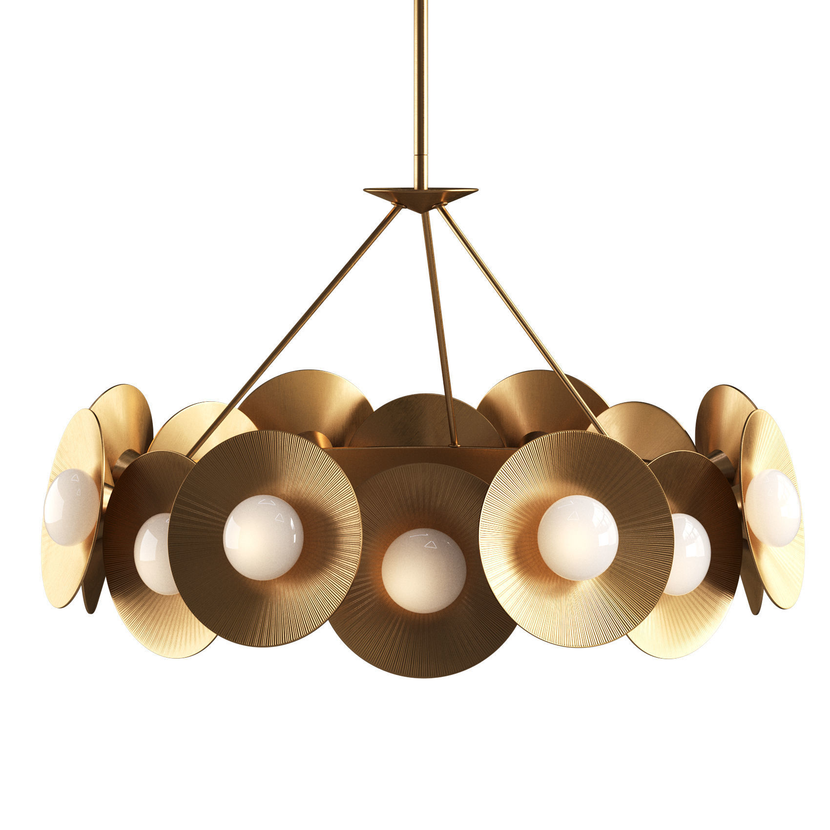 Flatbush 16-Light Chandelier 3D model_3