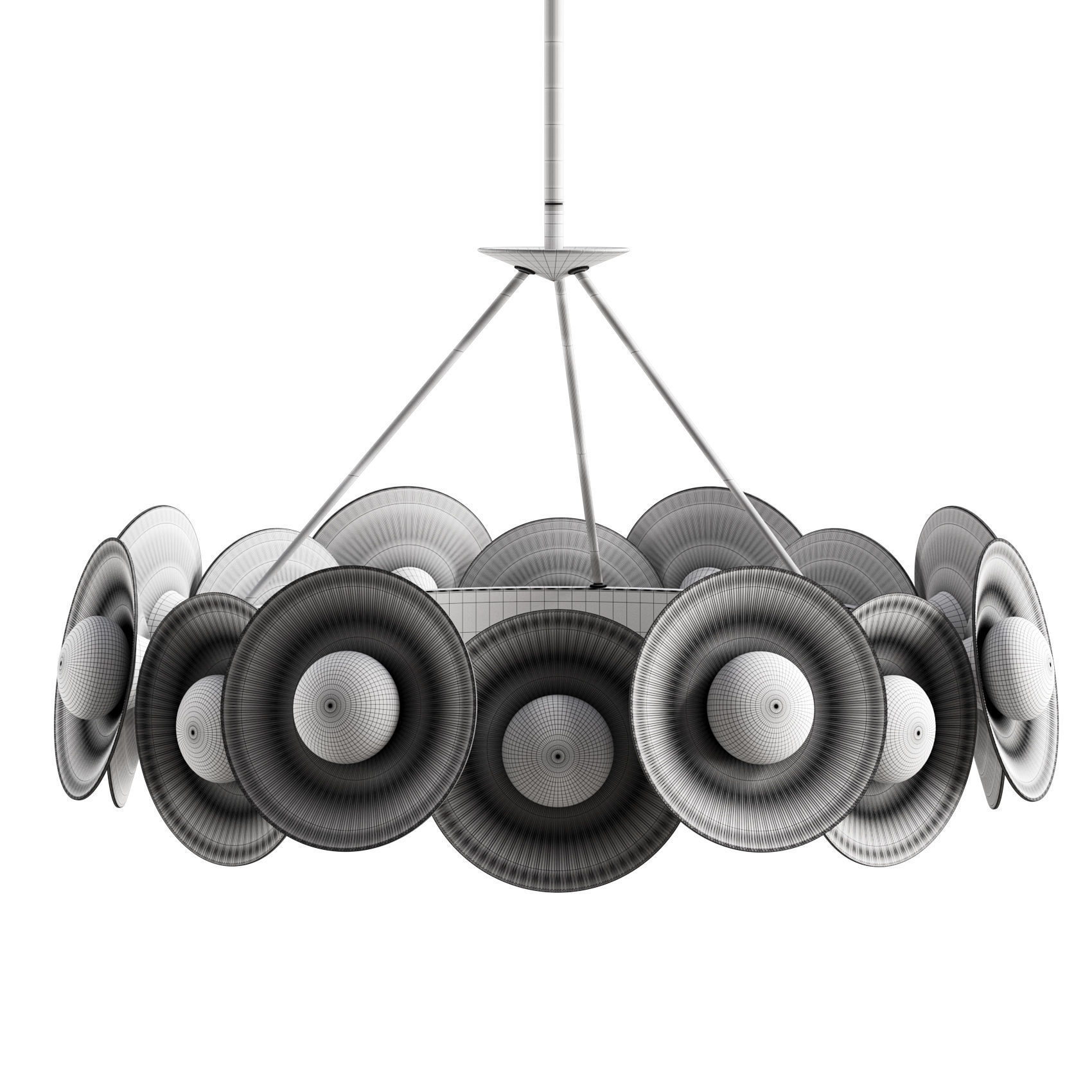 Flatbush 16-Light Chandelier 3D model_5