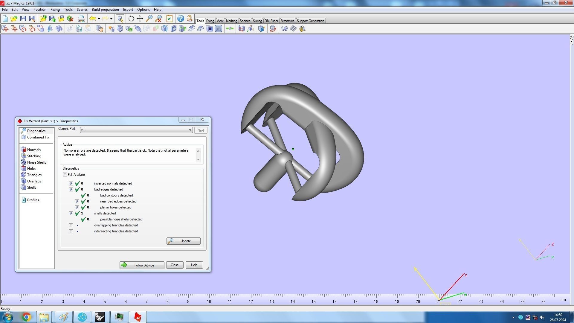 Circle Pendant With Diamonds 3D print model_16