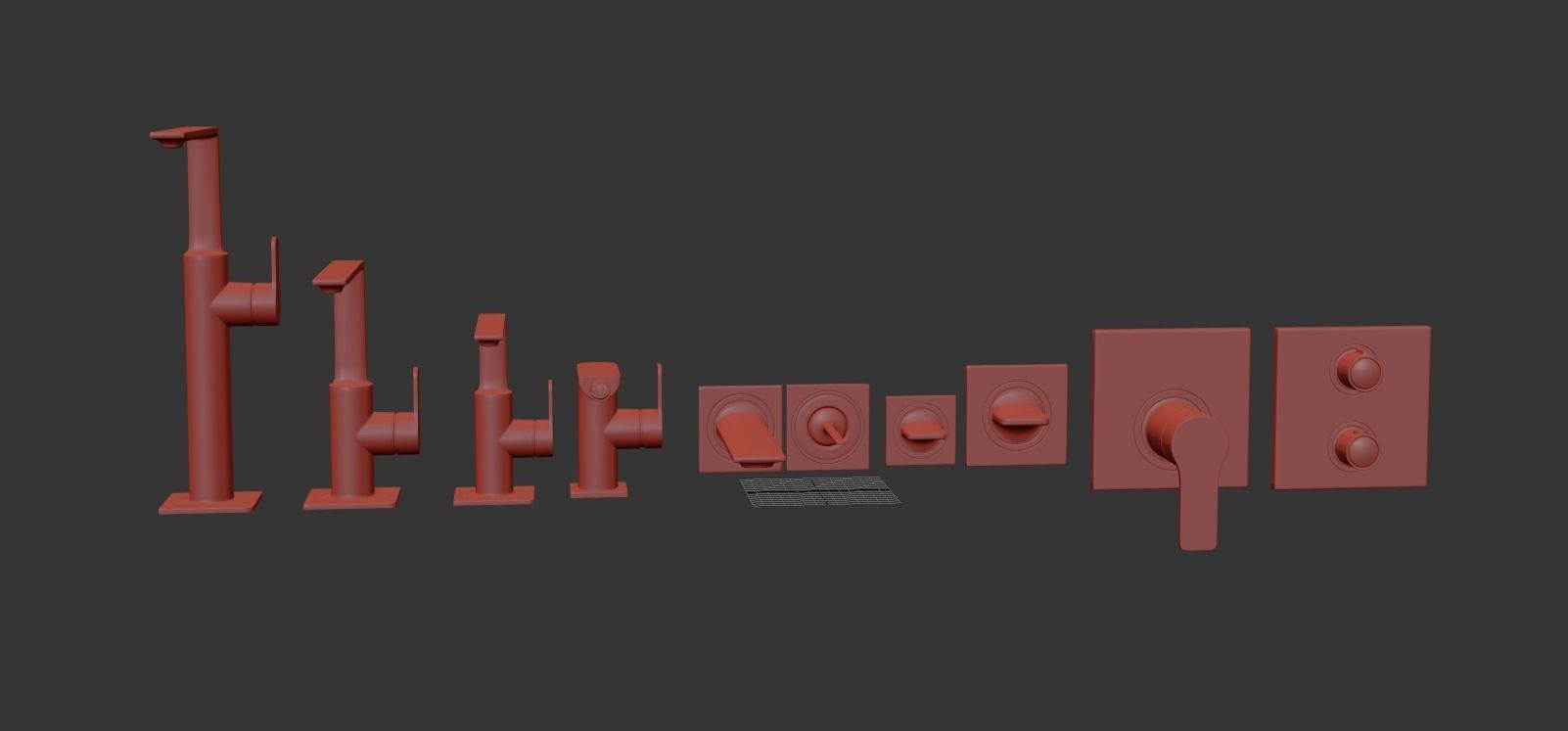 Grohe Allure New Set02 3D model_8