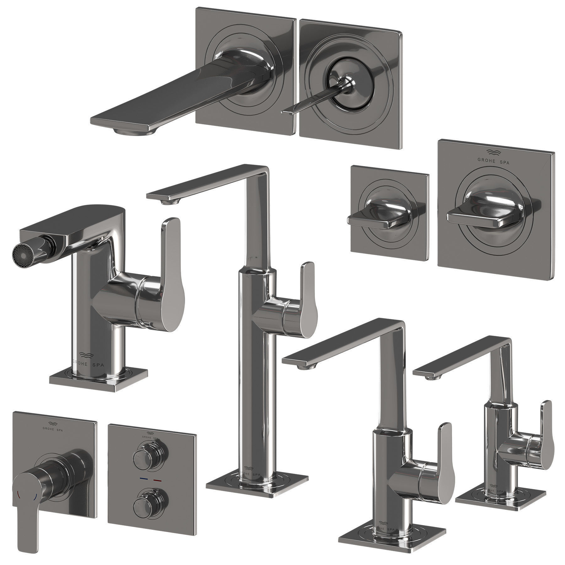 Grohe Allure New Set02 3D model_1