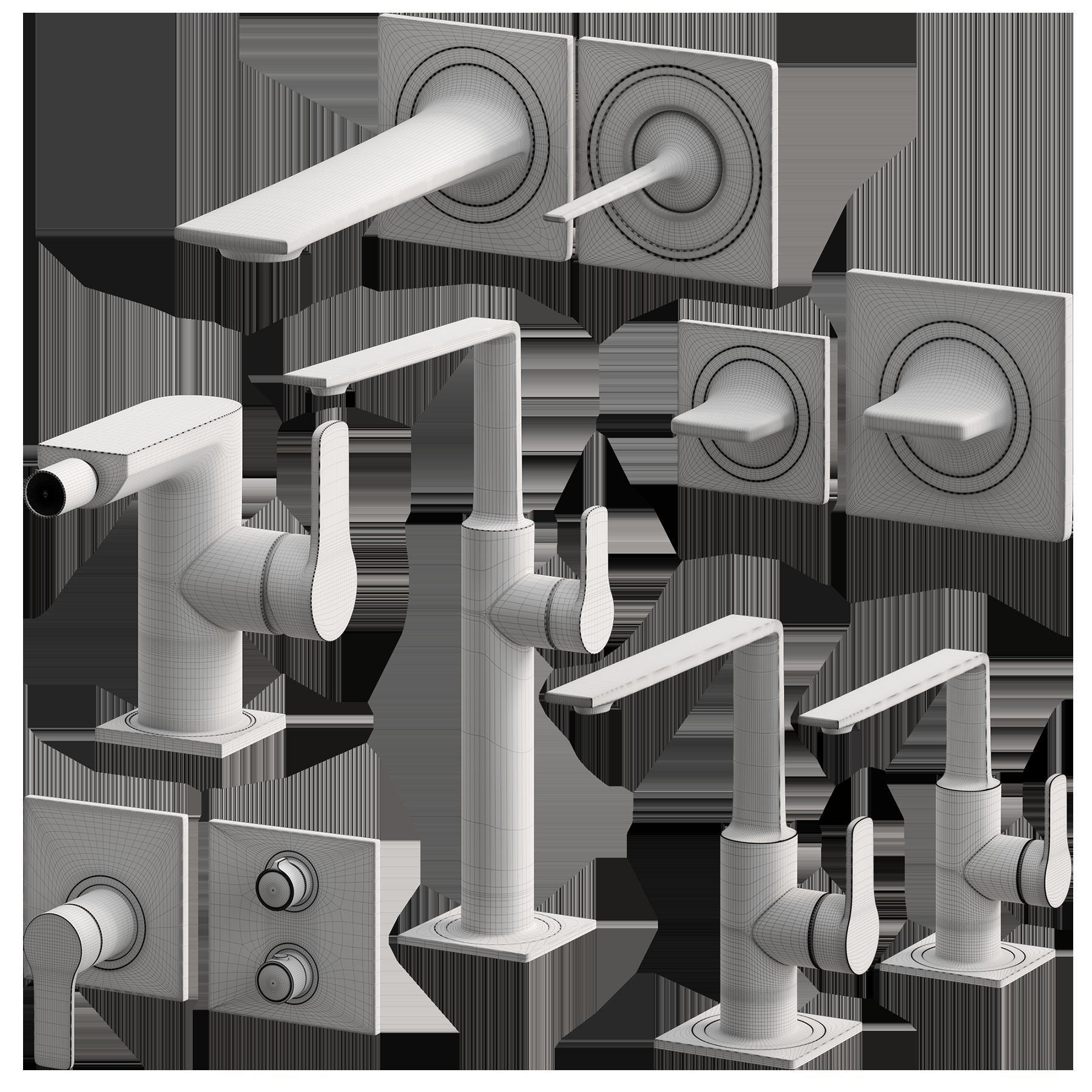Grohe Allure New Set02 3D model_7