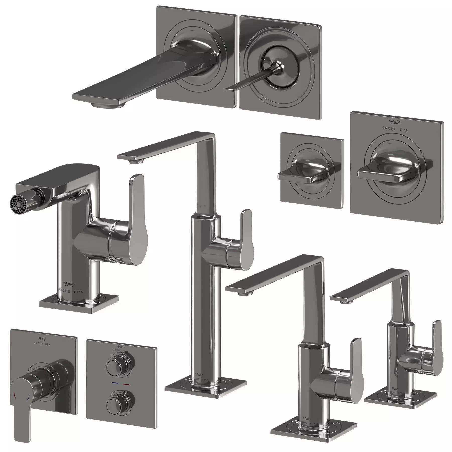 Grohe Allure New Set02 3D model_0