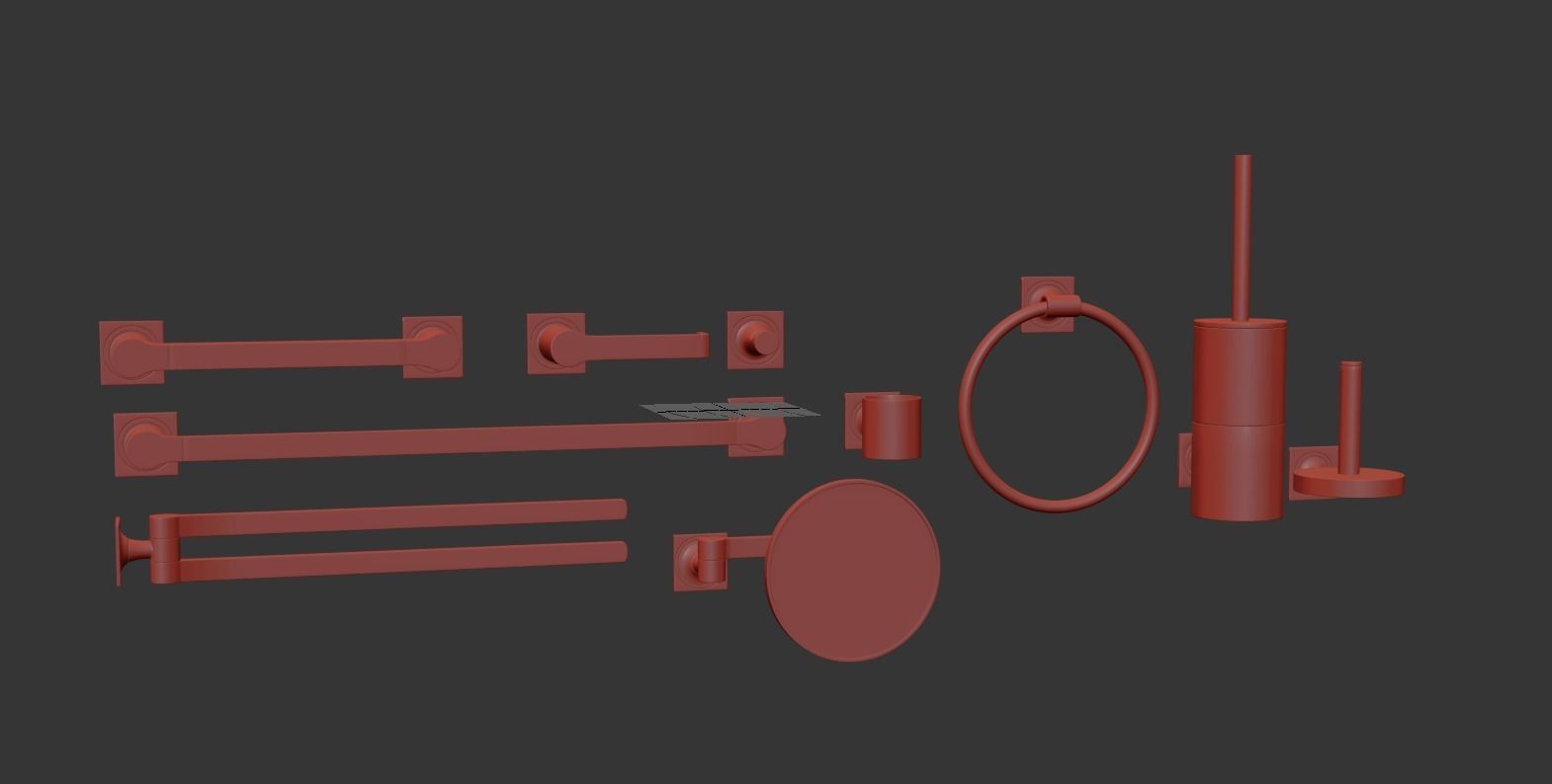 Grohe Allure New Set04 3D model_12