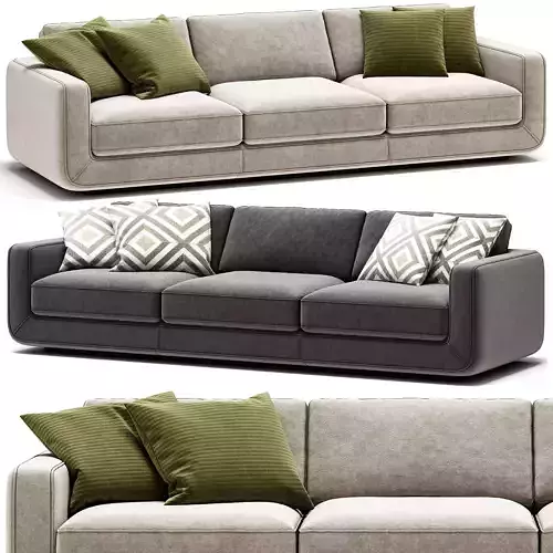 SOSPIRO SOFA By Riva 1920 3D model