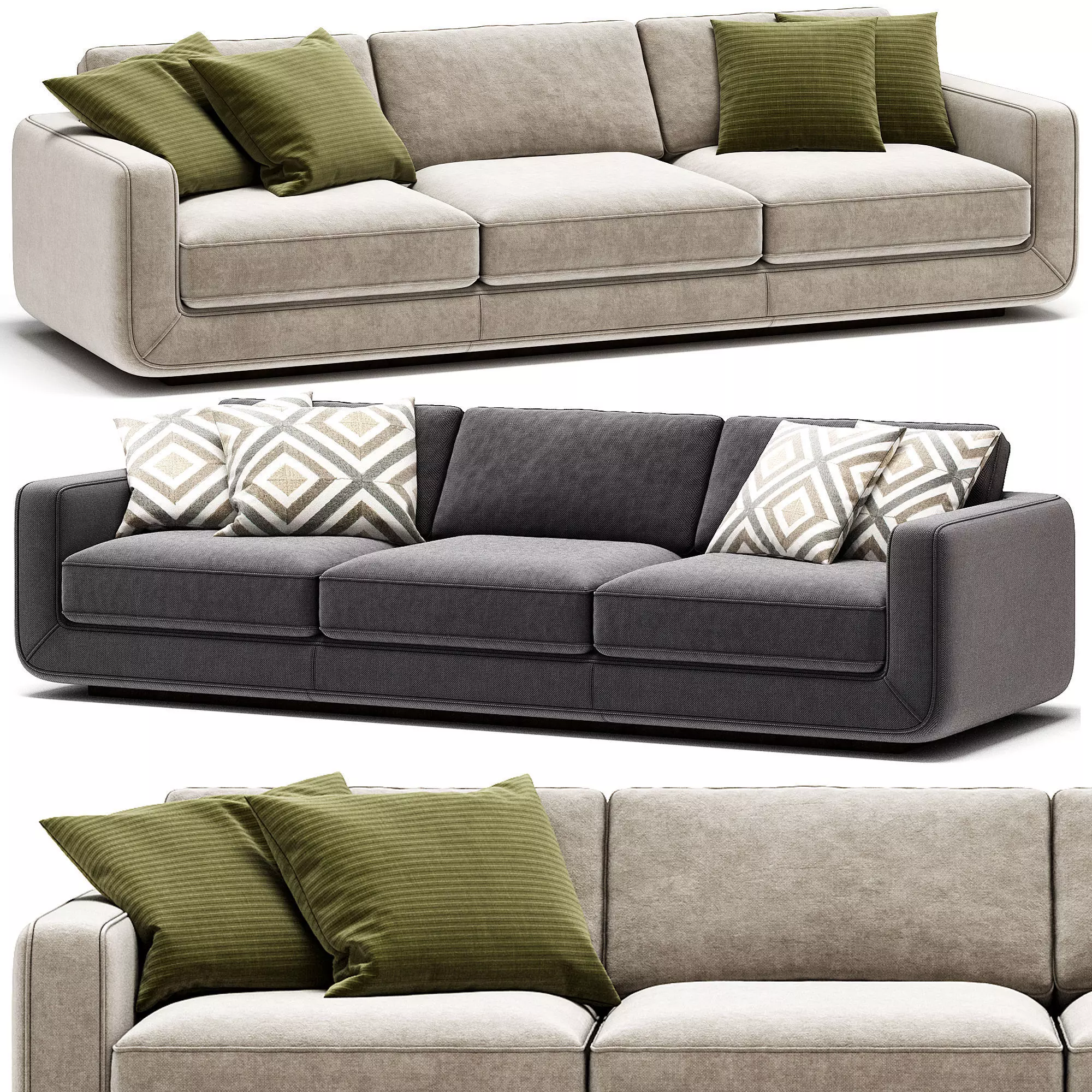 SOSPIRO SOFA By Riva 1920 3D model