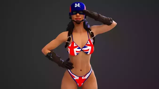 Captain Carter In A Bikini