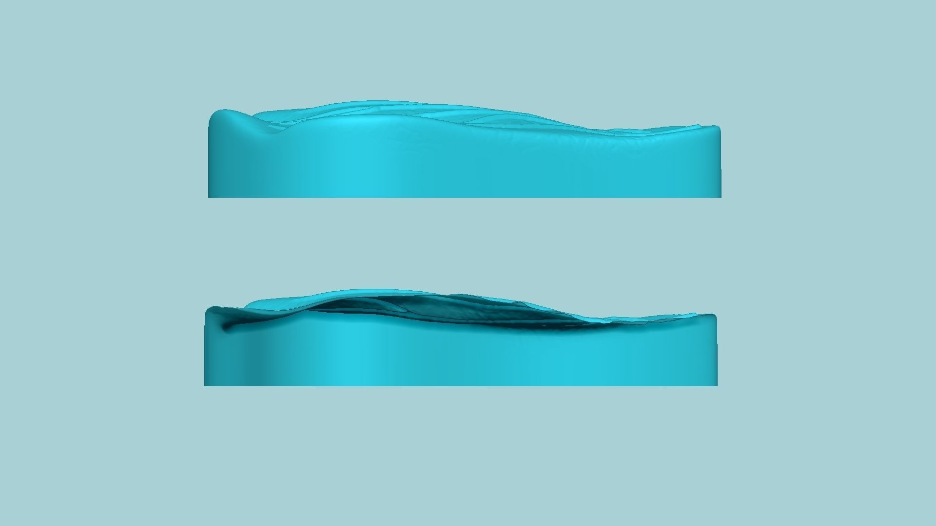 03 Hibiscus Flower Petal - Molding Artificial EVA Craft 3D Model Collection_12