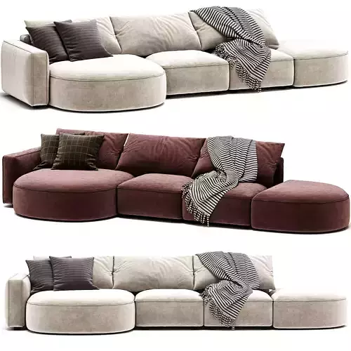 Belt Modular Sofa 3D model