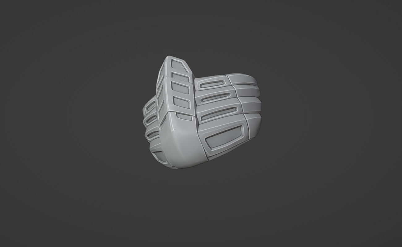 Scorpion mask  from MK1 -  Scorp-95 3D print model_9