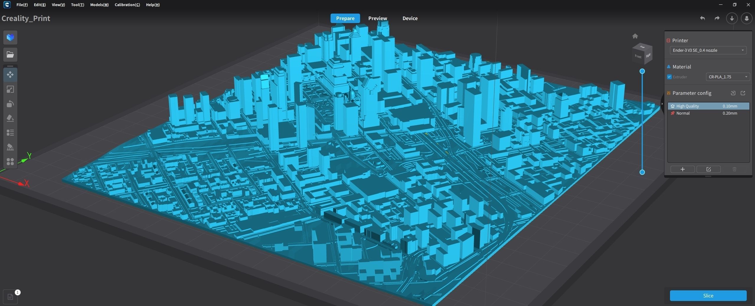 Cityscape Montreal Quebec Canada 3D print model 3D print model_2