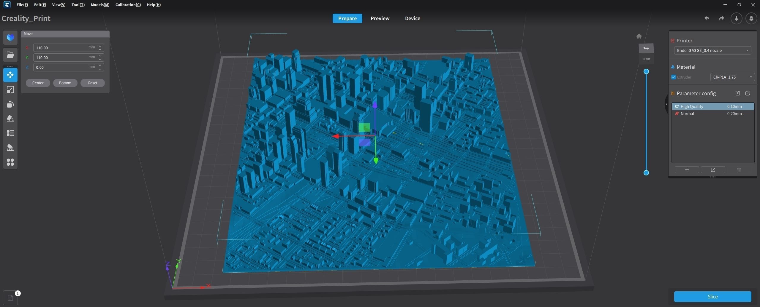 Cityscape Montreal Quebec Canada 3D print model 3D print model_4