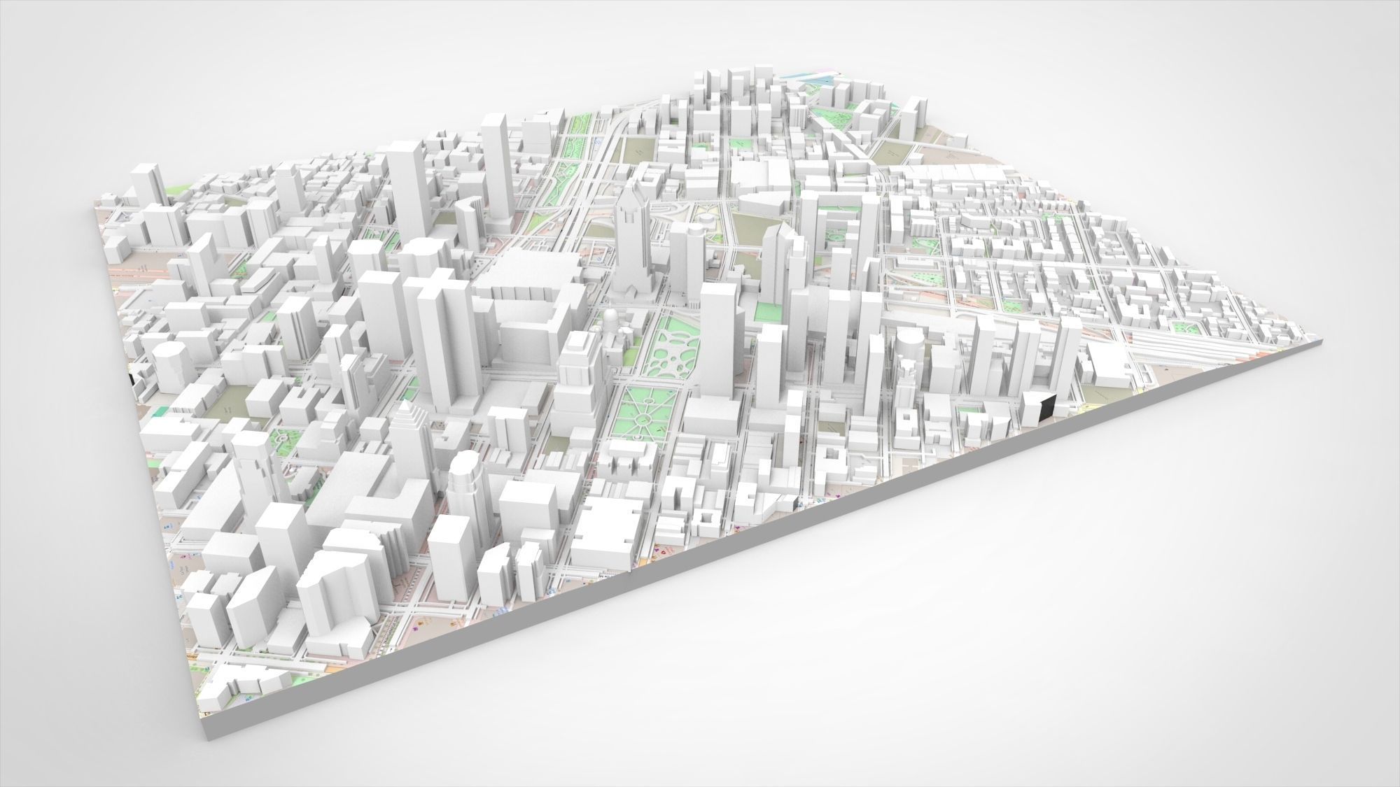 Cityscape Montreal Quebec Canada 3D print model 3D print model_9