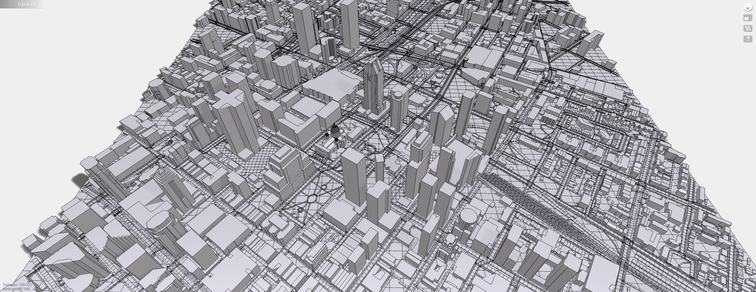 Cityscape Montreal Quebec Canada 3D print model 3D print model_14