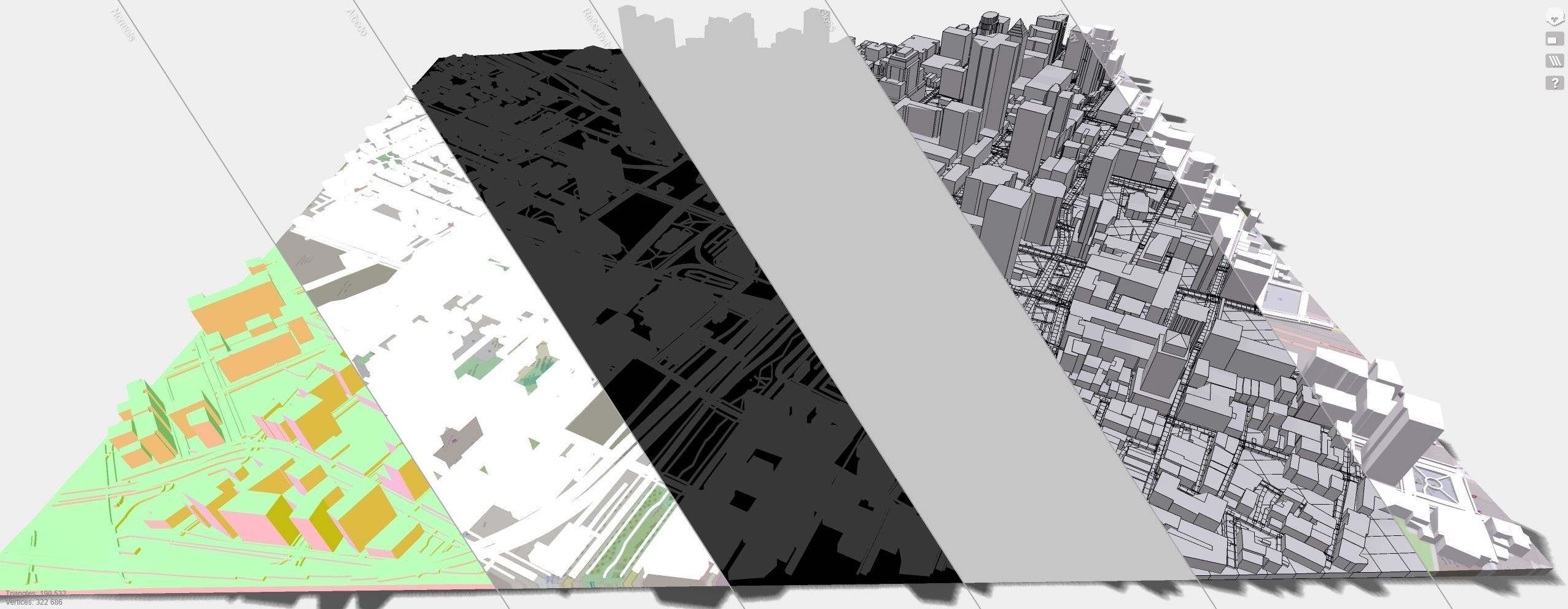 Cityscape Montreal Quebec Canada 3D print model 3D print model_15