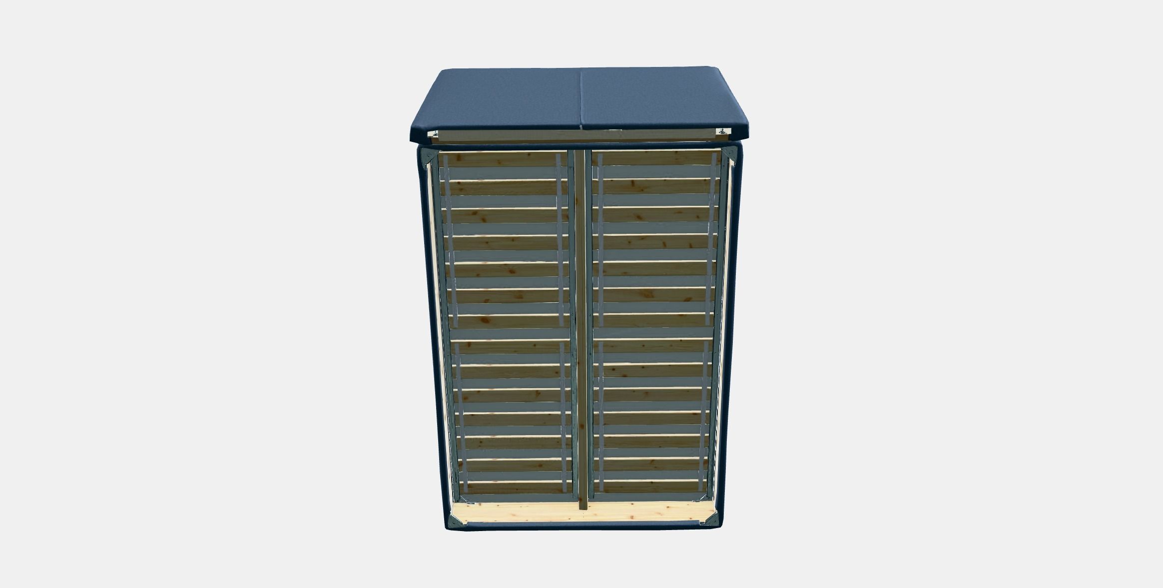 DUNVIK Cover divan bed 2 Low-poly 3D model_4