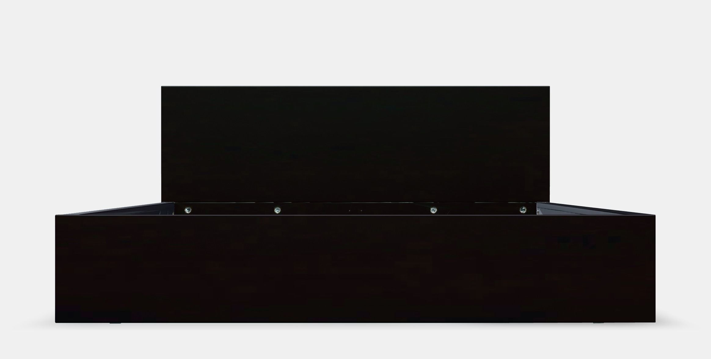 MALM Bed frame high w 2 storage boxes 4 Low-poly 3D model_11