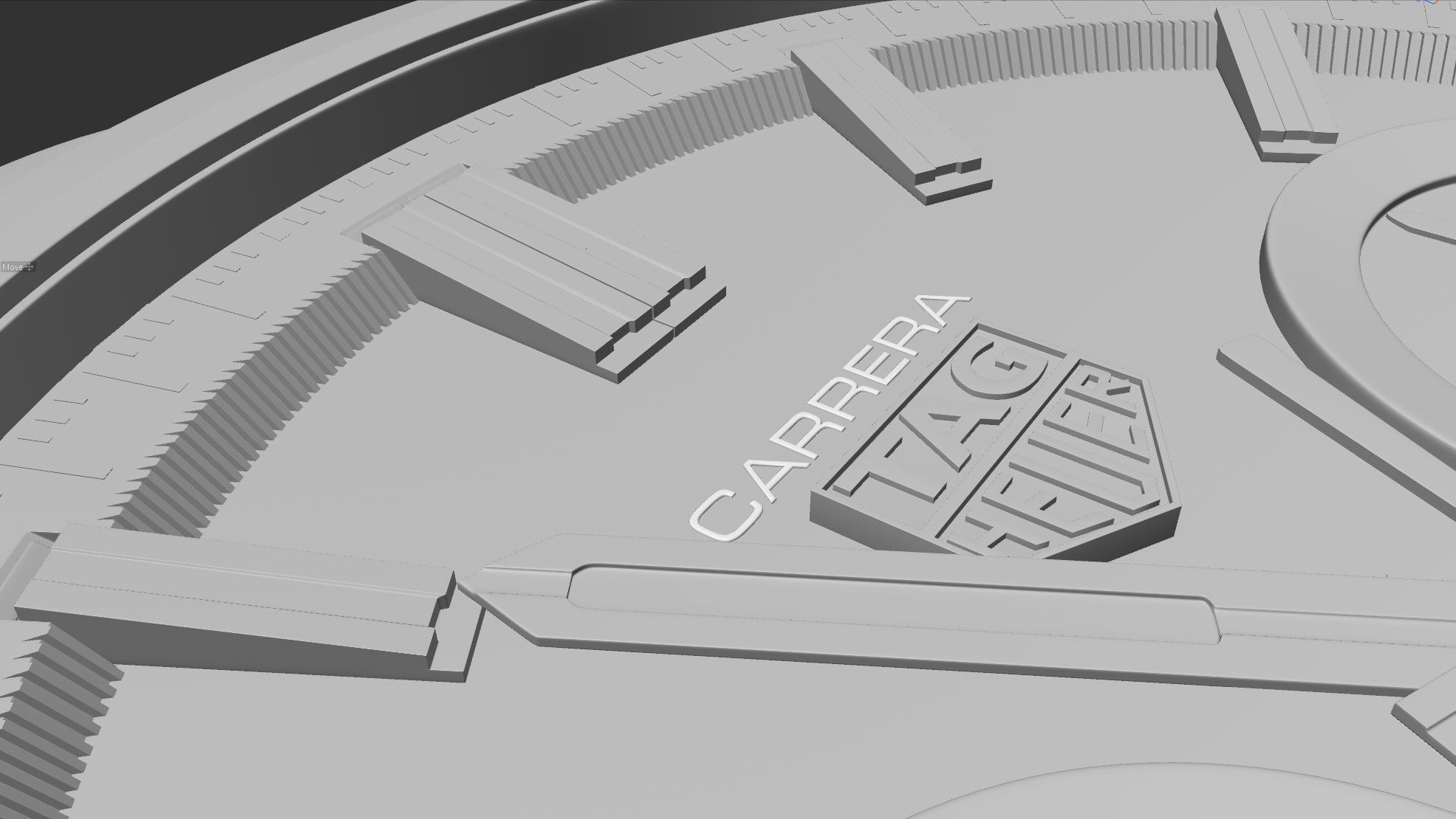 TAG Carrera Watch Highly Detailed 3D Model 3D model_10