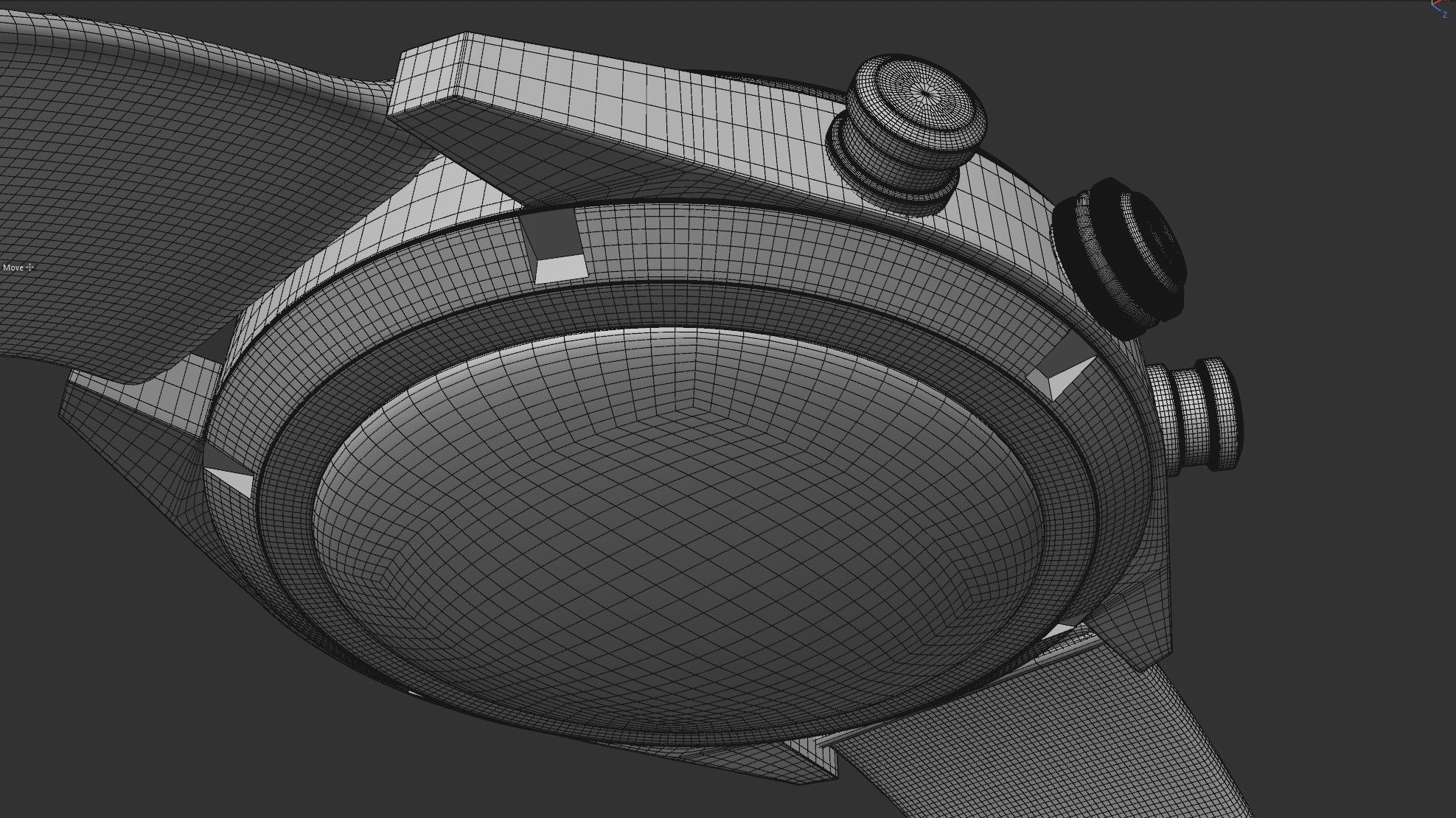 TAG Carrera Watch Highly Detailed 3D Model 3D model_9