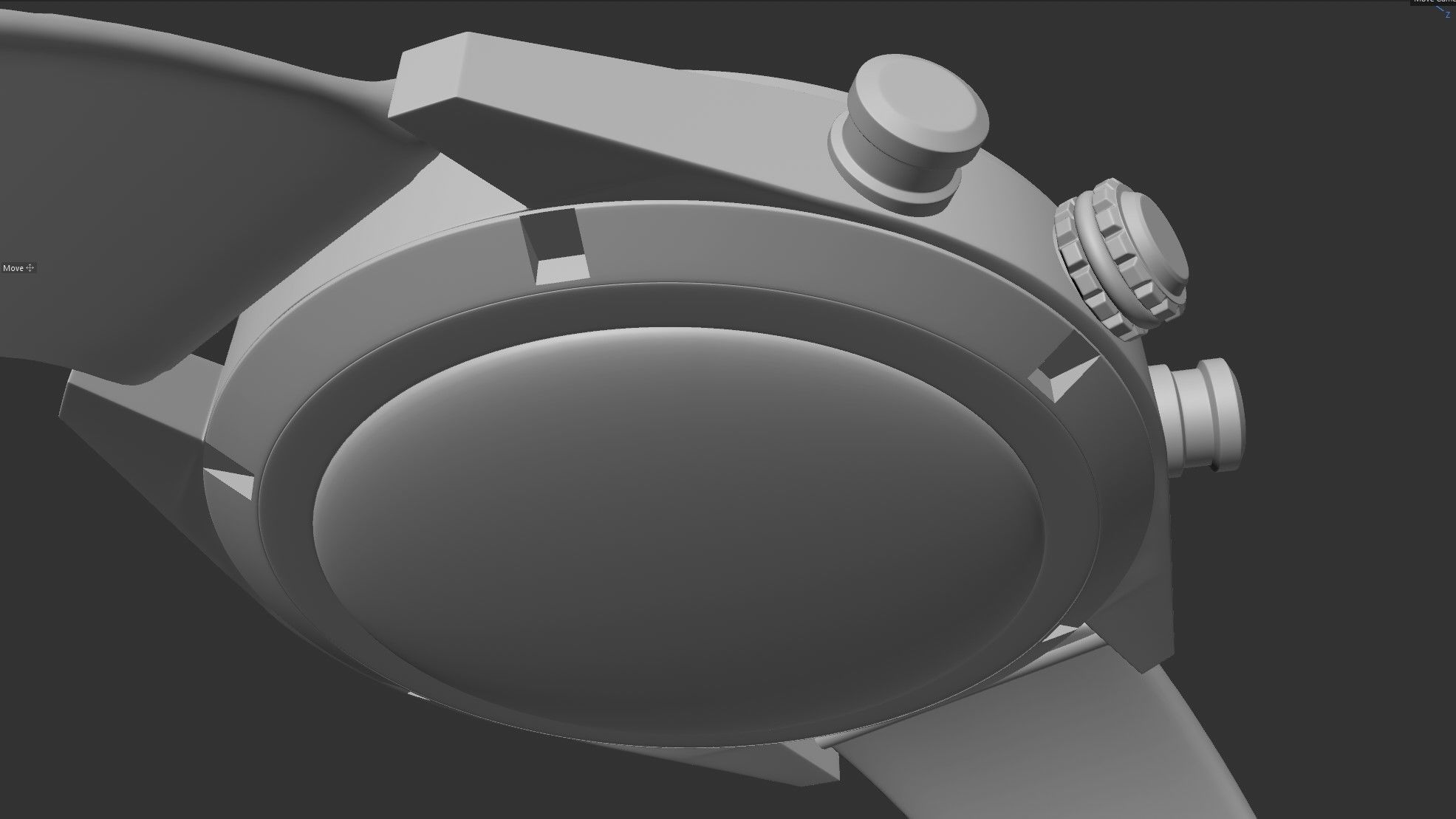 TAG Carrera Watch Highly Detailed 3D Model 3D model_8