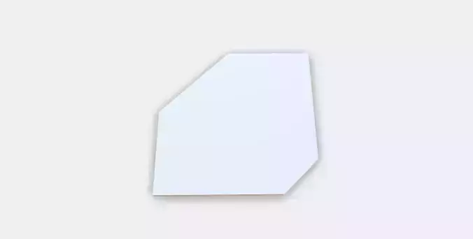 UTRUSTA Shelf for corner wall cabinet