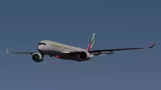 Emirates A350-900 Model 3D model