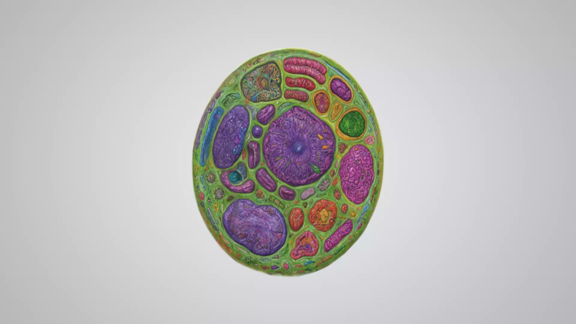 animal cell 3D model_0
