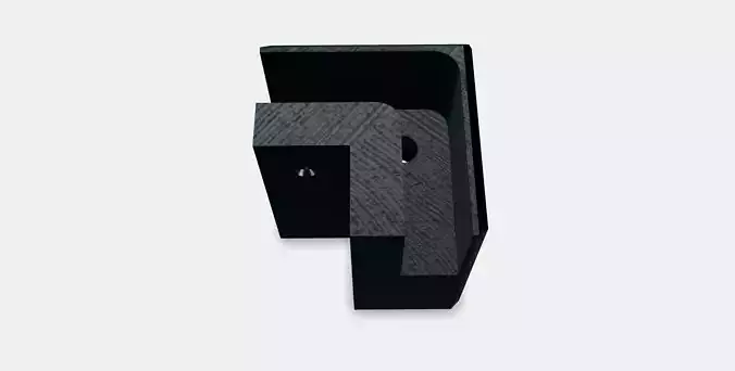 LERHYTTAN Corner leg for decorative plinth Low-poly 3D model
