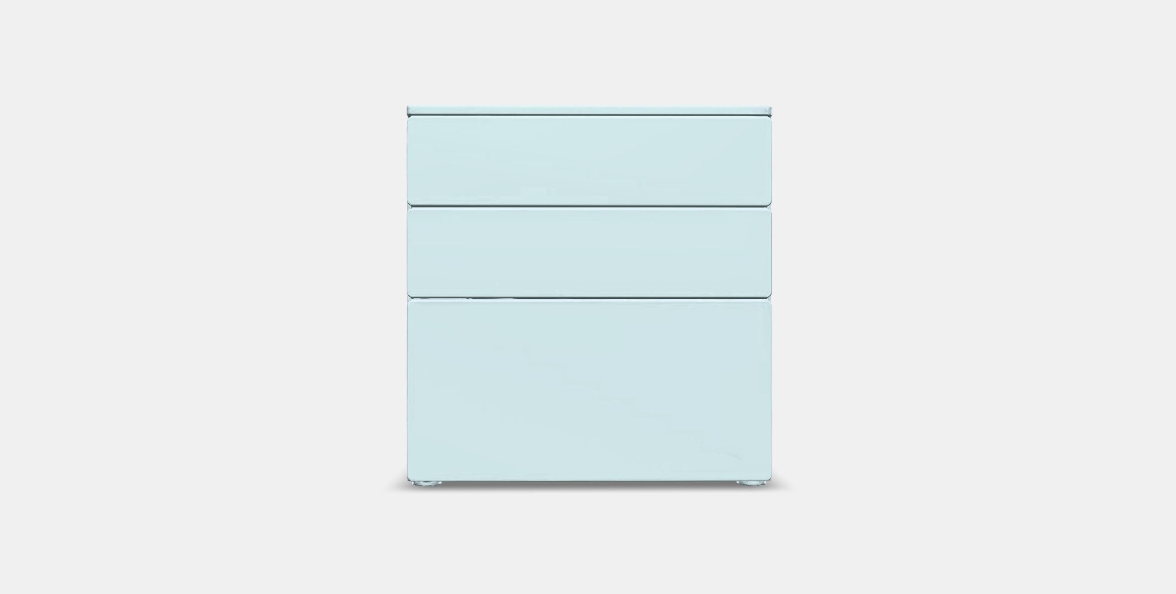 SMASTAD - PLATSA Chest of 3 drawers 5 Low-poly 3D model_10