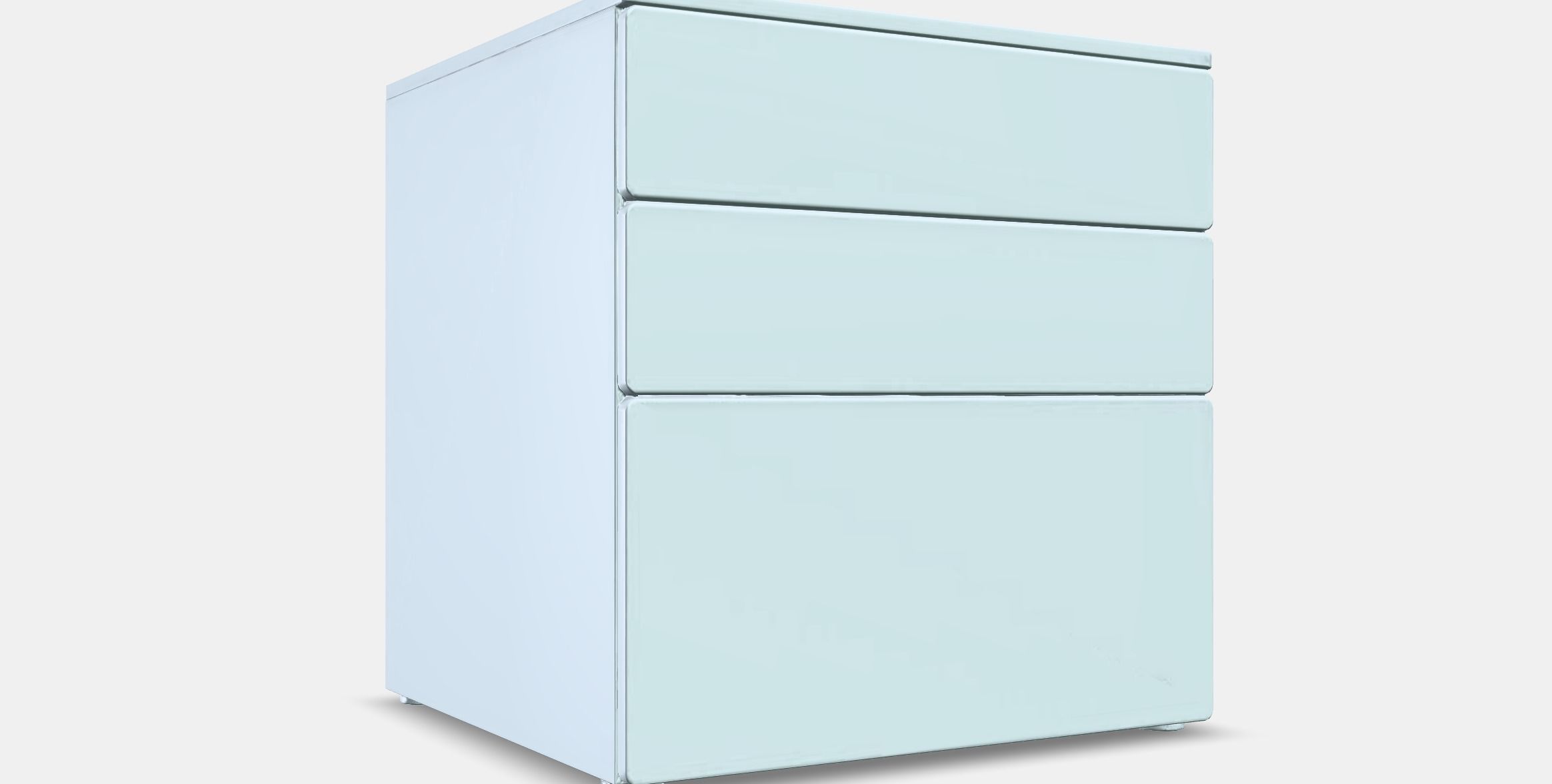 SMASTAD - PLATSA Chest of 3 drawers 5 Low-poly 3D model_8