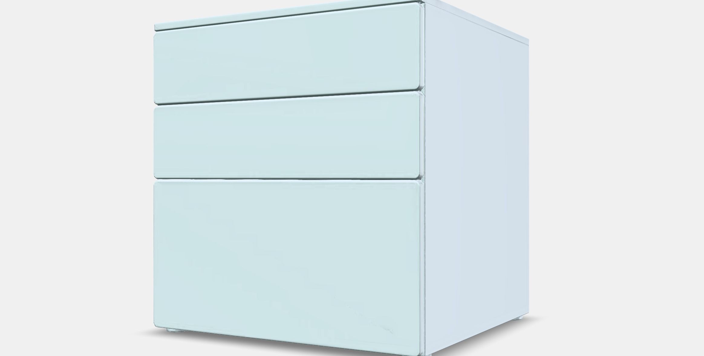 SMASTAD - PLATSA Chest of 3 drawers 5 Low-poly 3D model_13